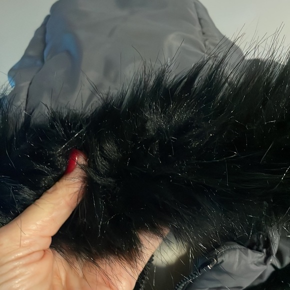 Rothschild Below Zero plus women’s puffer parka hooded coat zipped gray 2X - Picture 4 of 14